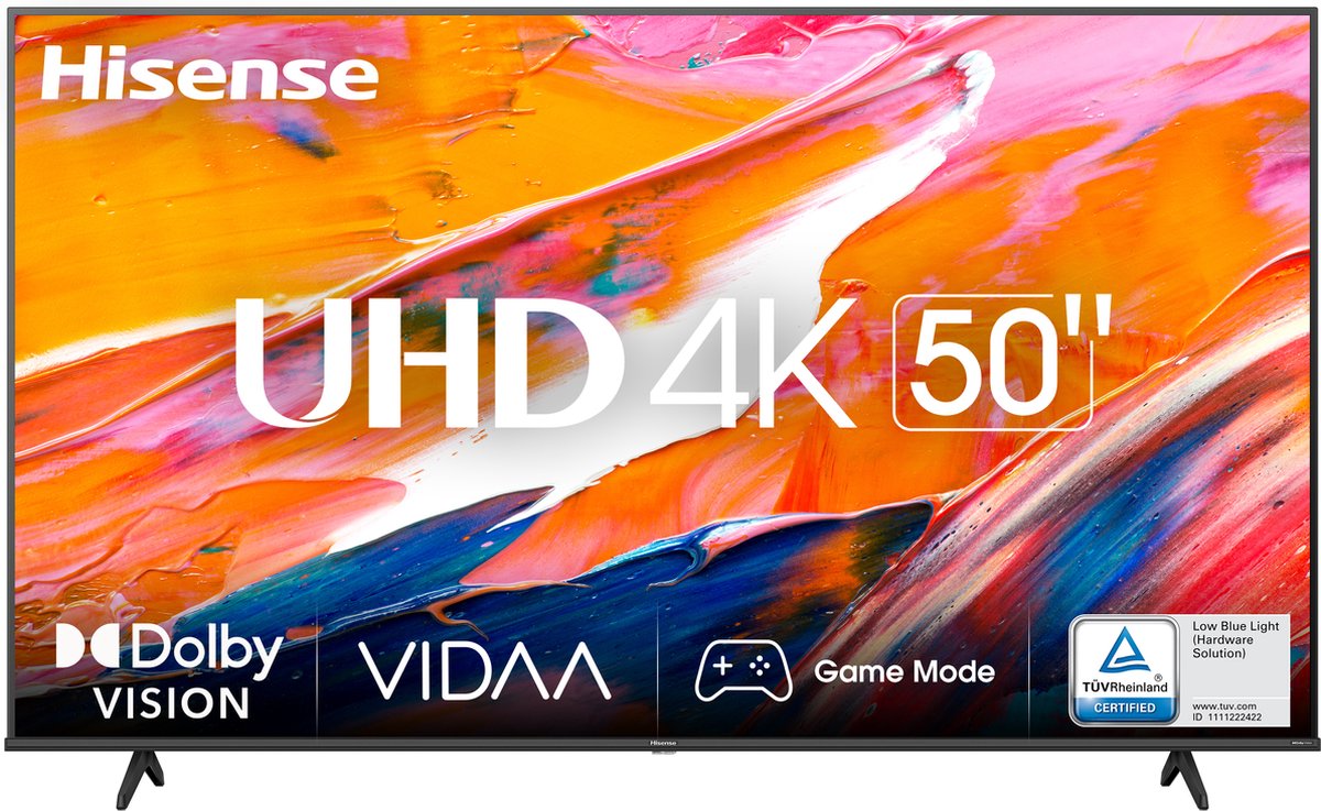 Hisense 4K Smart LED TV 50A6K (2023) 50"