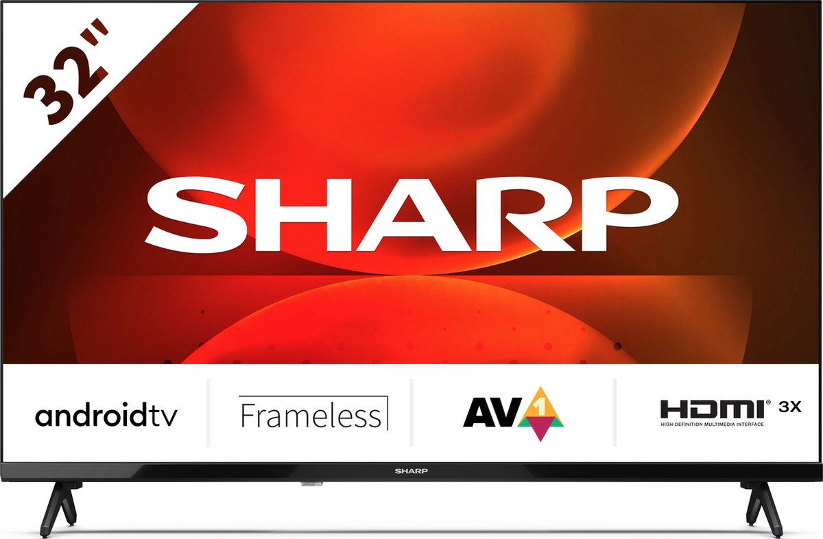 Sharp HD Android Smart TV 32FH2EA (2024) 32″