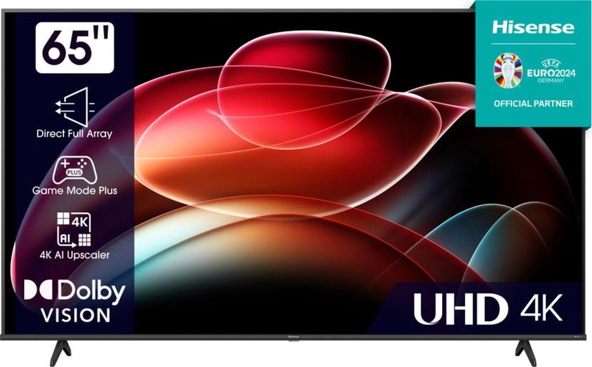 Hisense 4K Smart XXL LED TV 65A6K (2023) 65"