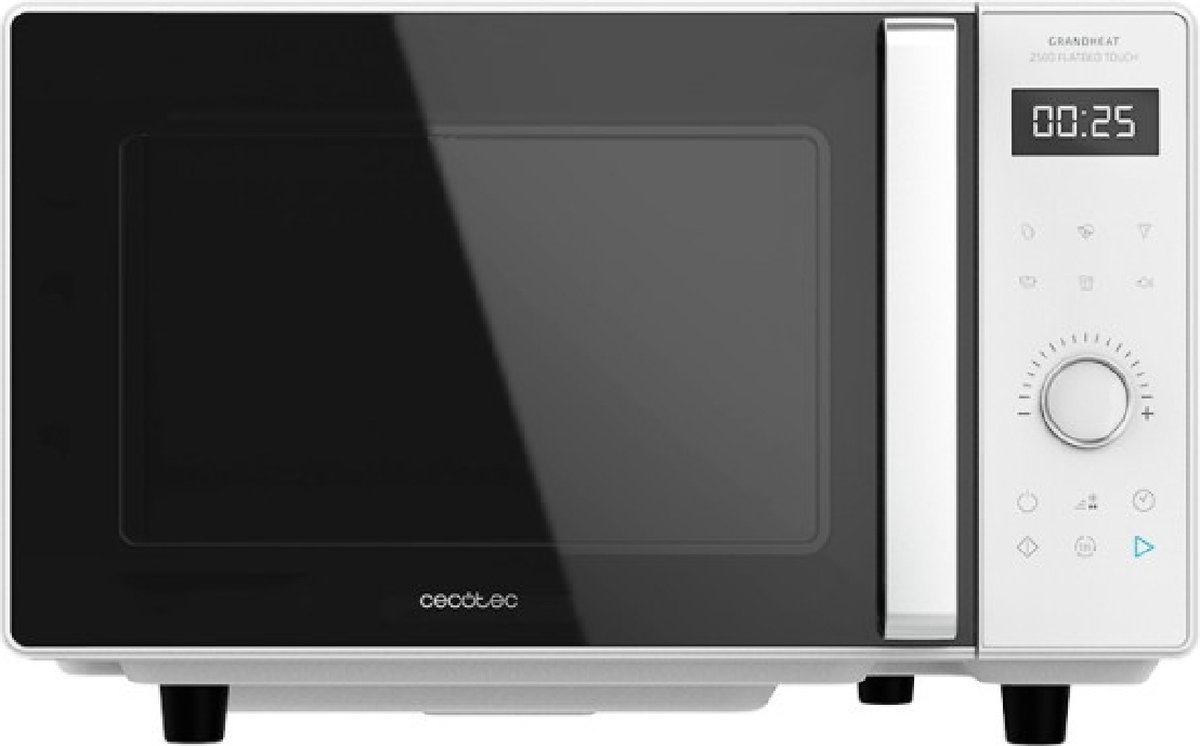 Magnetron met Grill Cecotec GrandHeat 2500 Flatbed Touch White