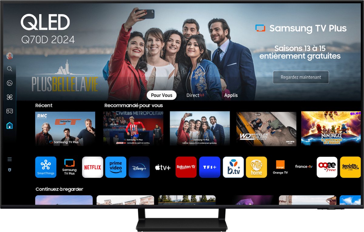 Samsung 4K QLED Smart TV 65Q70D (2024) 120HZ 65"
