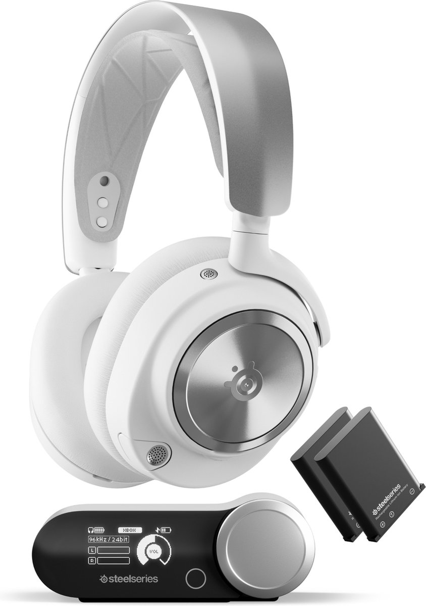 SteelSeries Arctis Nova Pro Wireless PC headset - Wit