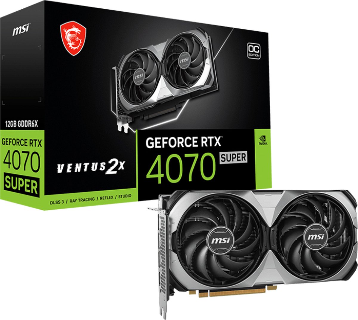 MSI GeForce RTX 4070 SUPER VENTUS 2X OC 12GB