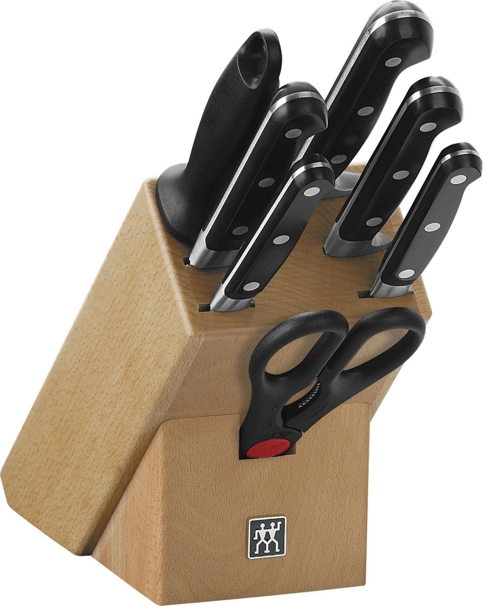 Zwilling Professional'S'Messenblok, beuken, 8-dlg. | Keukenmessen | Keuken&Koken - Keukengerei | 35662-000-0