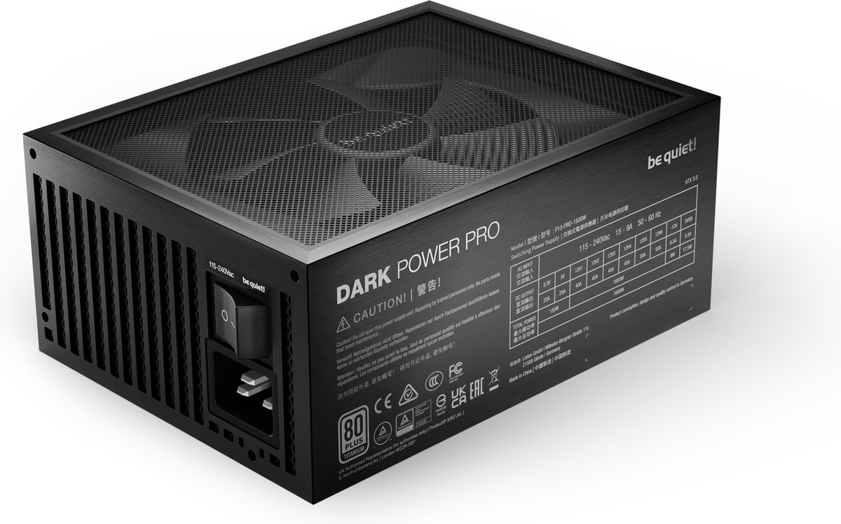 be quiet! Dark Power Pro 13 1600W | Voedingen | Computer&IT - Componenten | 4260052189375