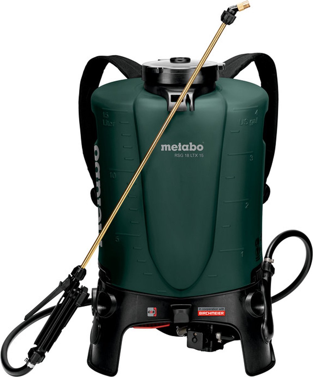 Metabo Accu-Rugsproeier RSG18 LTX 15 | Tuingereedschap | Outdoor&Vrije tijd - Tuin&Terras | 4061792198067