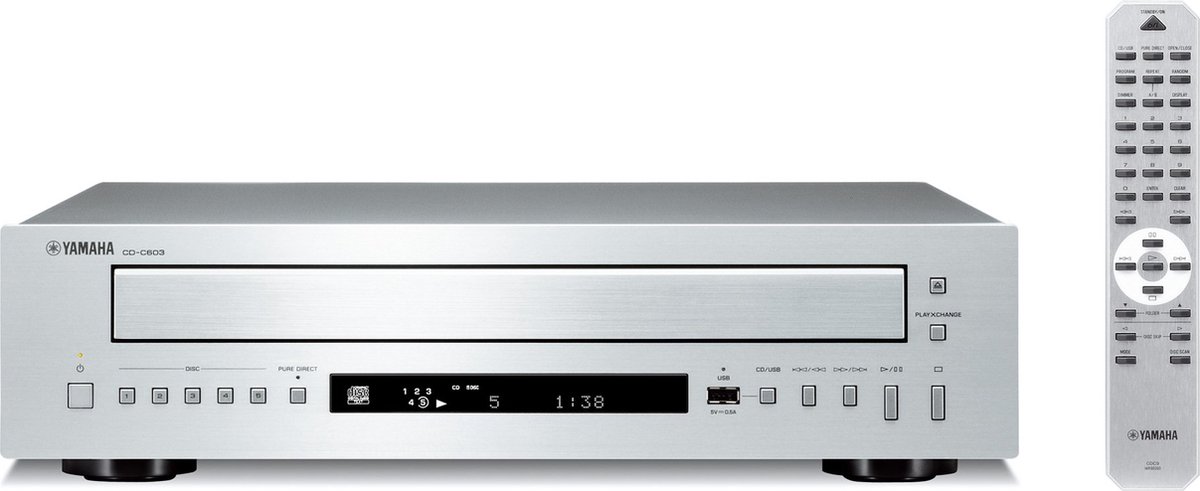 Yamaha 5 Disk CD Speler CD-C603SIL | Hifi componenten | Beeld&Geluid - Audio | 4957812693431