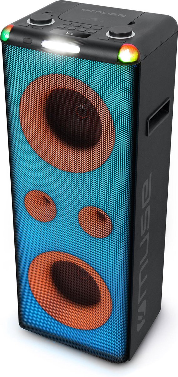 Muse M-1958DJ Krachtige bluetooth DJ party speaker met radio en CD