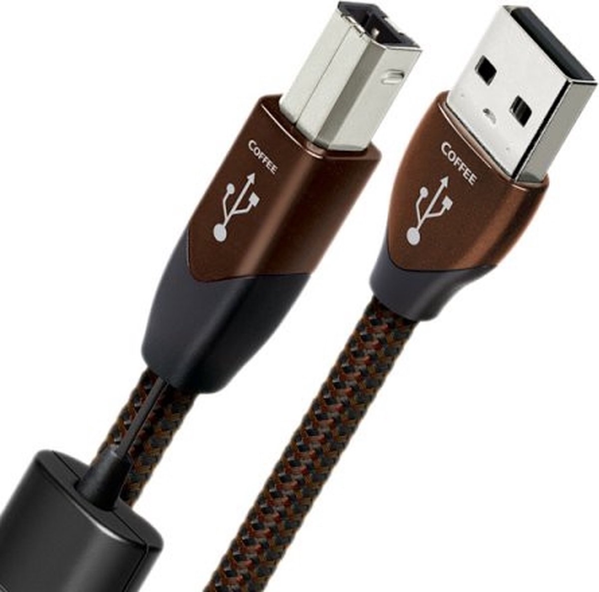 Audioquest USB Kabel Coffee - USB-A naar USB-B - 1,5 meter