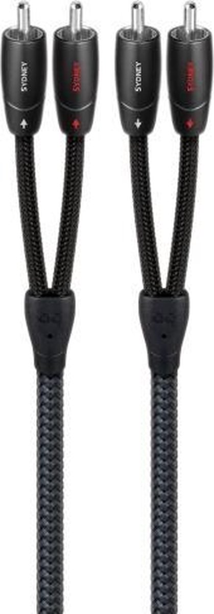 Audioquest Analoge Interconnect Sydney - 2x RCA - 2x RCA - 1.5 meter