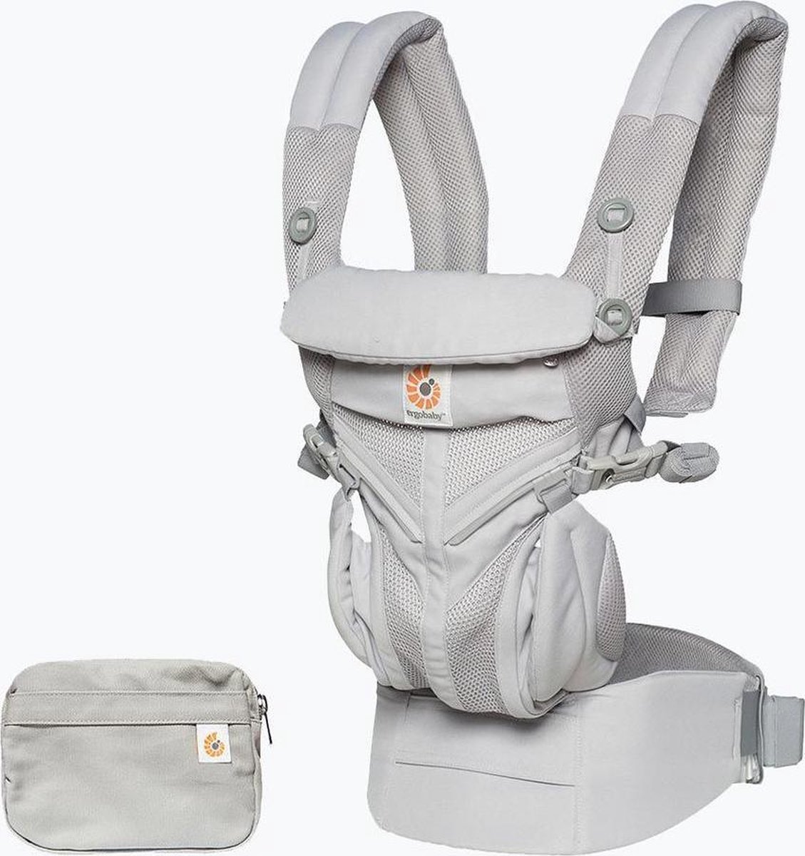 Ergobaby Babydraagzak 360 OMNI 4-Posities - Air Mesh Pearl Grey