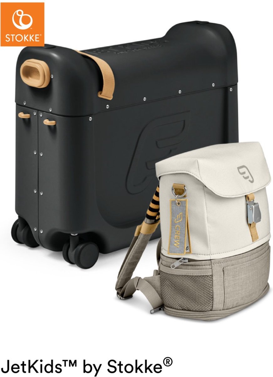 JetKids™ by Stokke® Reisset Fly Me To The Moon - Black/White