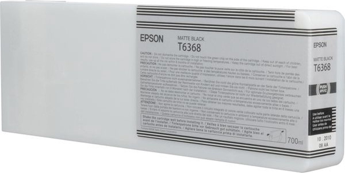 Epson Inktcartridge T6368 Origineel Matzwart C13T636800