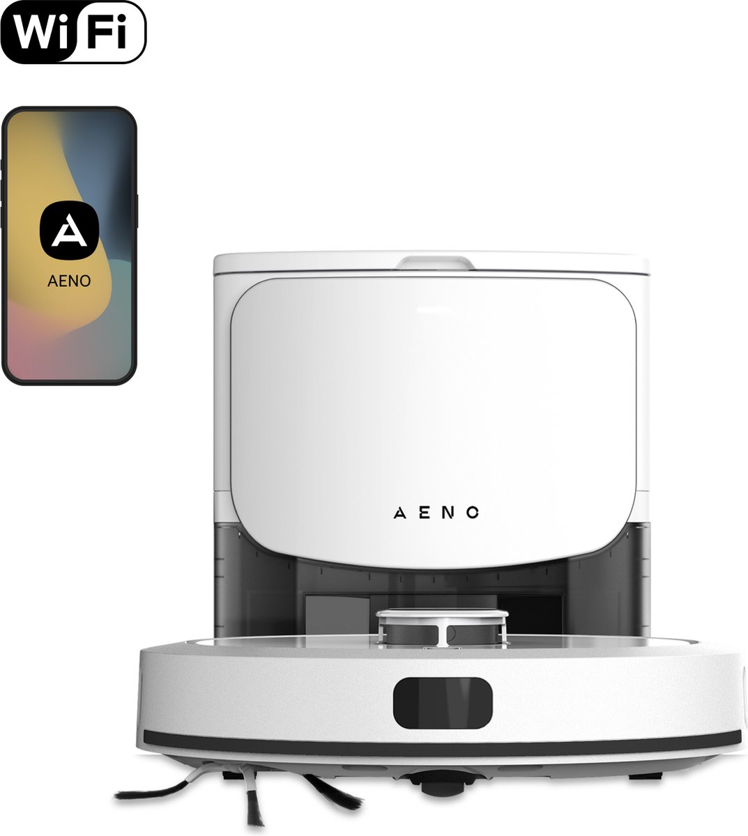 AENO RC4S Robotstofzuiger - Nat- en droogreiniging - Slimme bediening via de AENO App NL