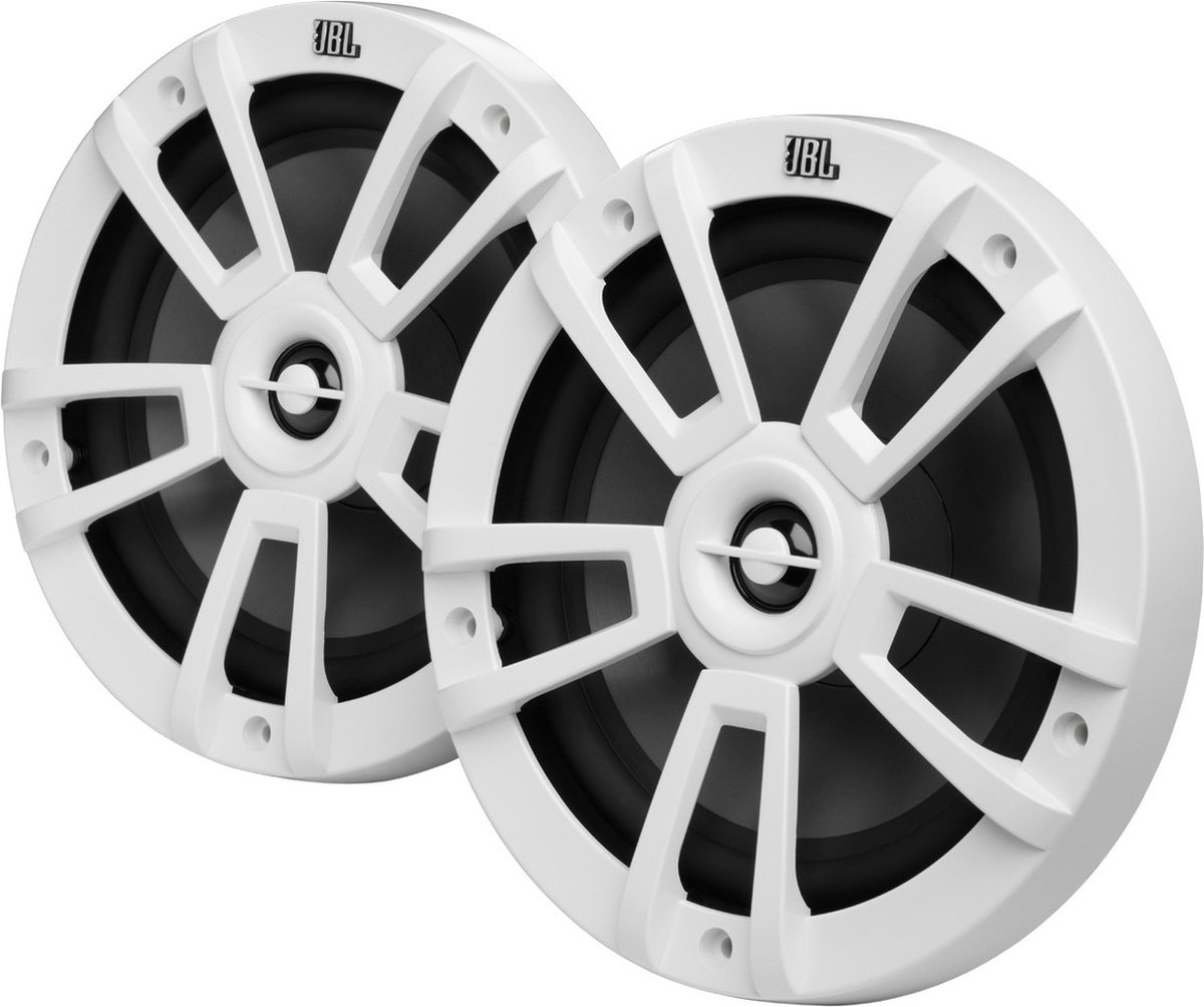 JBL Marine Stage 8 - 8" (20 cm) Marine Audio Speaker - 2-weg Coaxiaal - 125 W RMS / 375 W piek - Wit