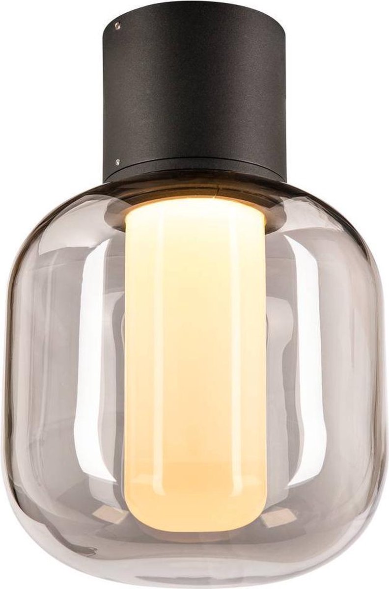 SLV 1004677 OVALISK Buitenplafondlamp LED vast ingebouwd Antraciet