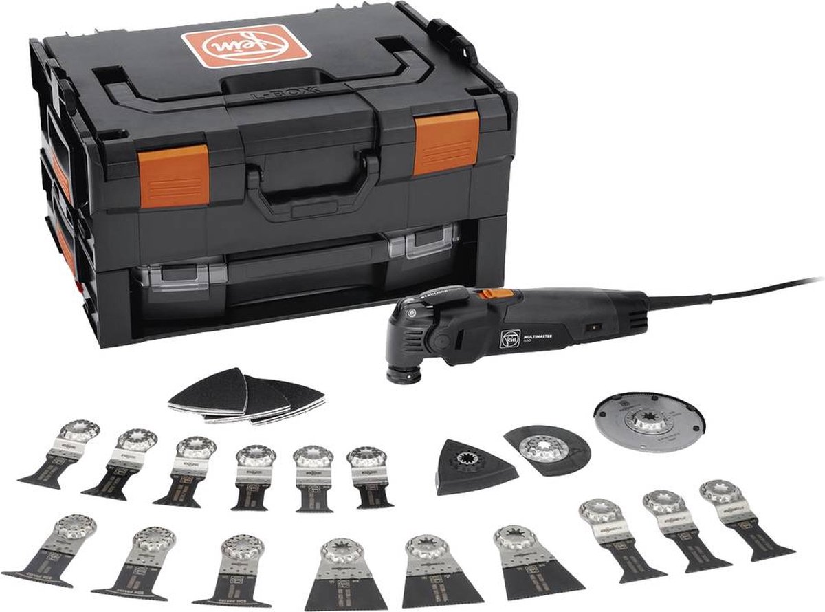 Fein Multimaster MM 500 PLUS BLACK EDITION 72297561000 Multifunctioneel gereedschap Incl. koffer, Incl. accessoires 36-delig 350 W