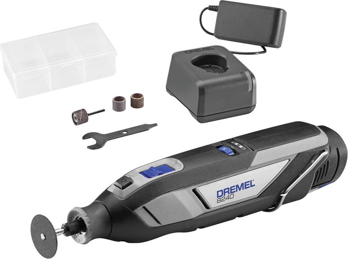 Dremel 8240-5 F0138240JA Multifunctioneel accugereedschap Incl. accu, Incl. lader, Incl. accessoires 12 V 2.0 Ah