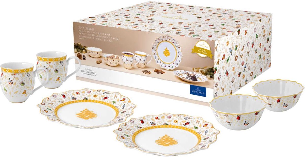 Villeroy & Boch Serviesset Toy's Delight - 6-delig - Ontbijt