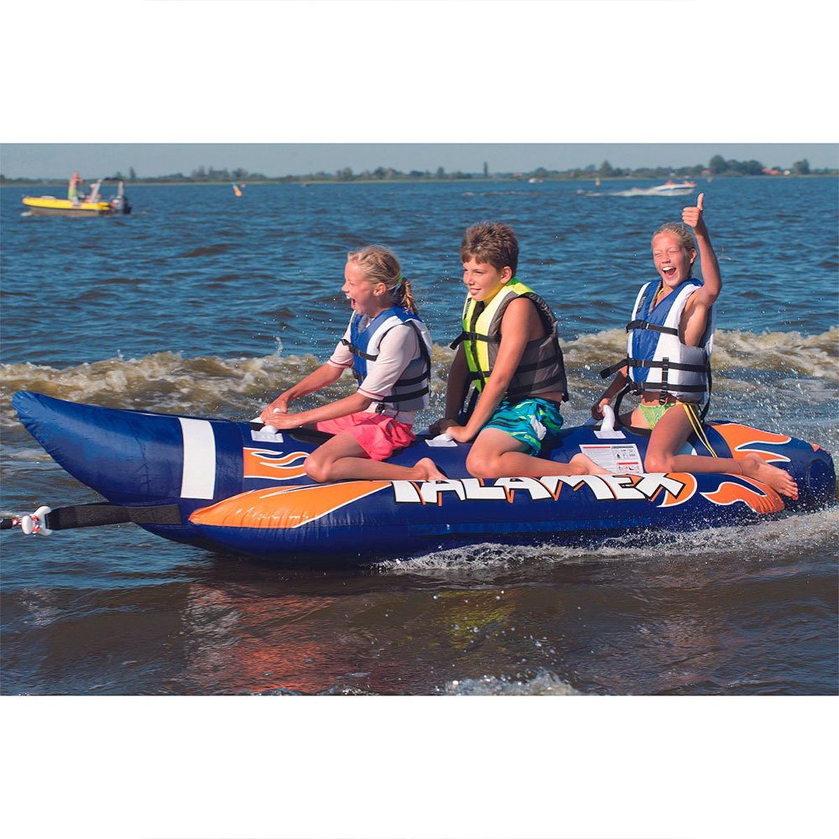 Talamex Funtube Rocket 3 persoons banaan