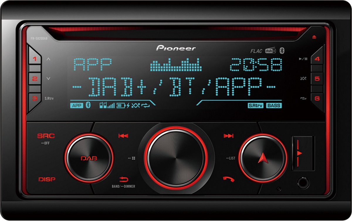 Pioneer FH-S820DABAN-PH Autoradio met CD-speler