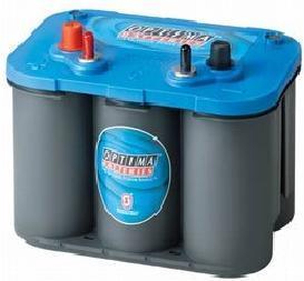 Optima Batteries BlueTop SLI Marine Semi-Tractie accu, zeer hoge startstroom, dubbele pool