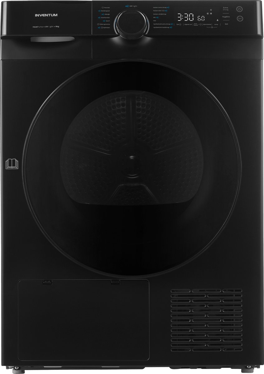 Inventum VDW9030B zwart warmtepompdroger