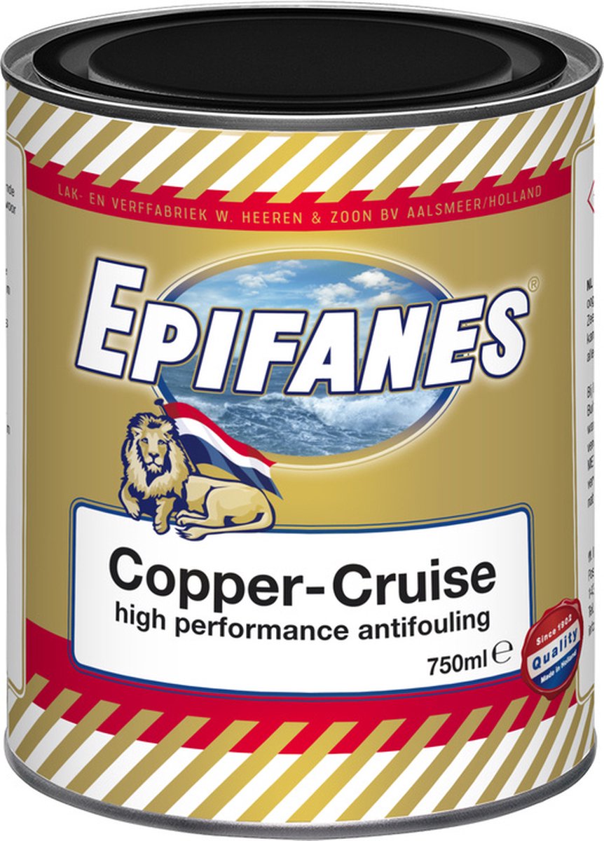 Epifanes Copper-Cruise zelfslijpende antifouling 5 l, rood