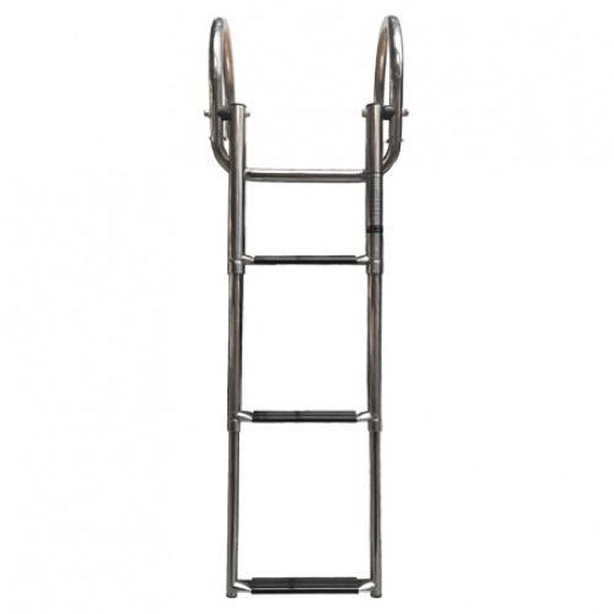 Allpa Prince RVS zwemtrap telescopische voor zwemplateau 3+1 ovale treden