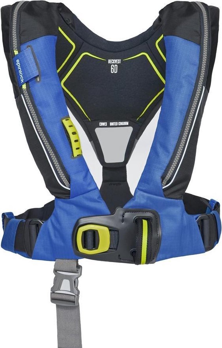 Spinlock Deckvest 6D 170N automatisch reddingsvest blauw met quick release