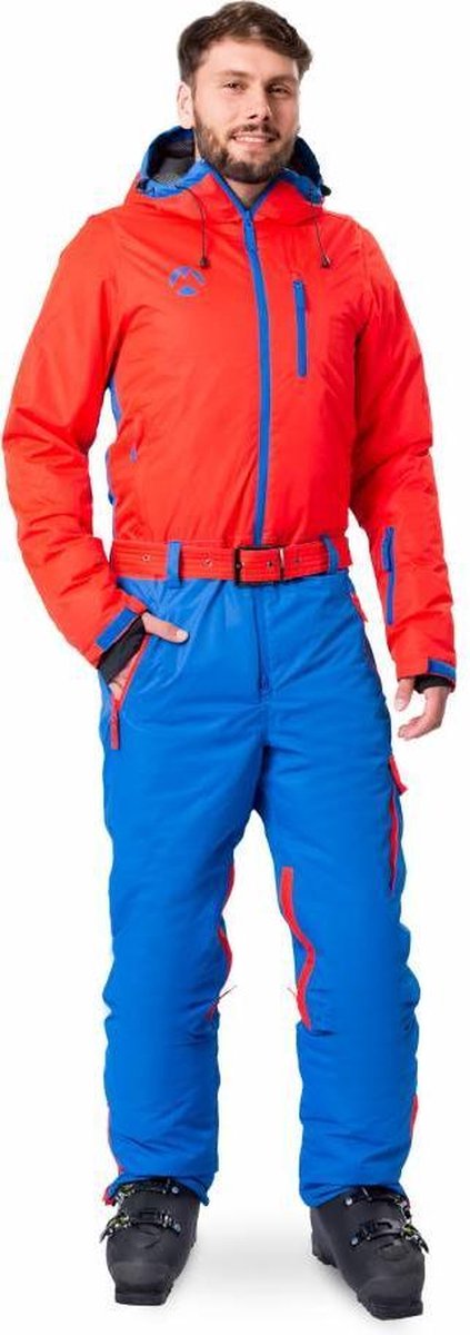 Snowsuits First Track onesie skipak rood/blauw heren, M
