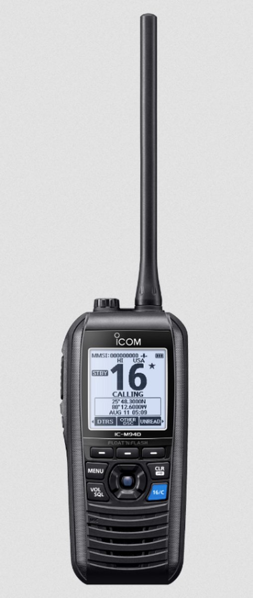 Icom IC-M94DE handheld marifoon met DSC en AIS VDES-gereed