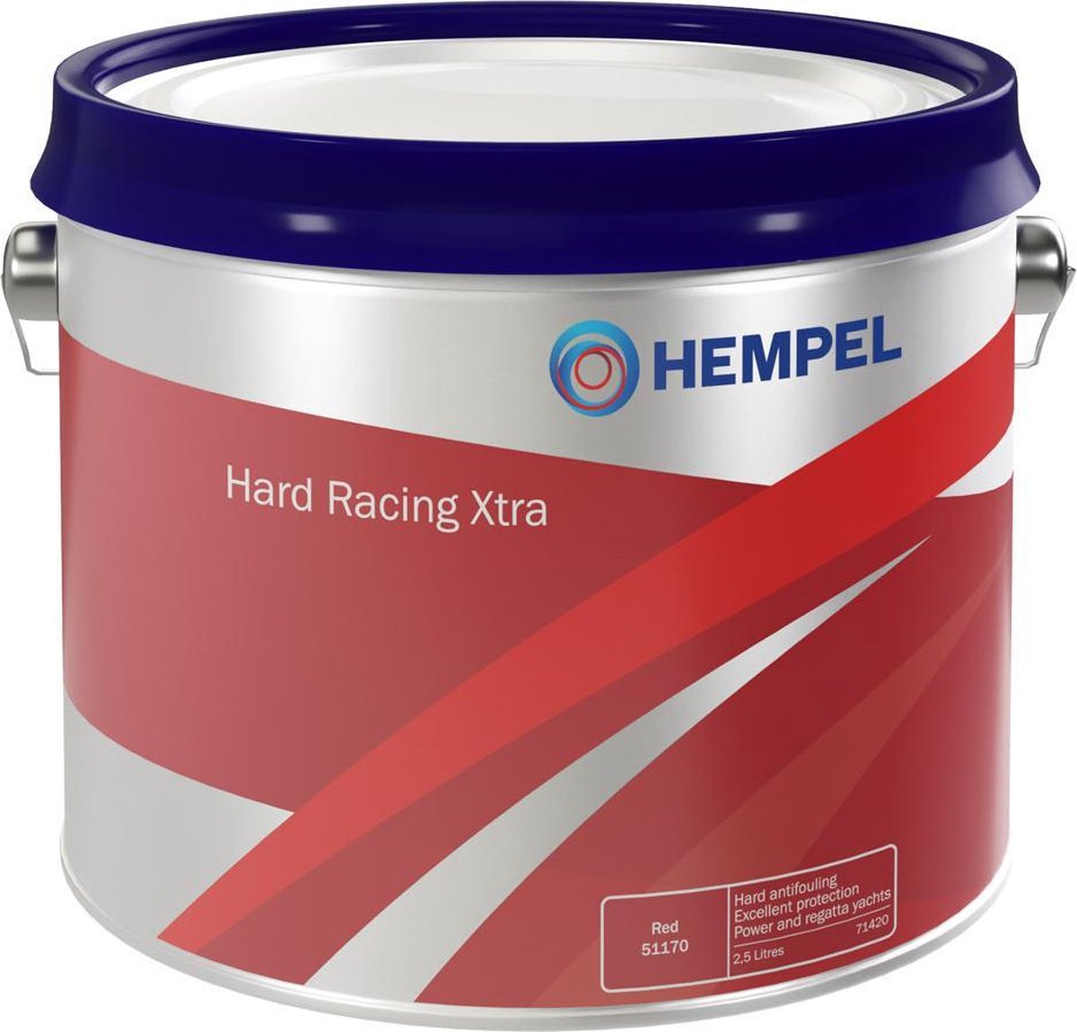 Hempel Hard Racing Xtra 7666C harde antifouling 2,5 l, 19990 zwart