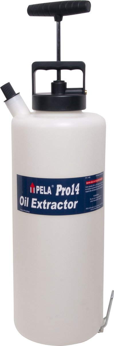 Pela Pro 14 14 liter inhoud met verlengstukken slang, oil extractor