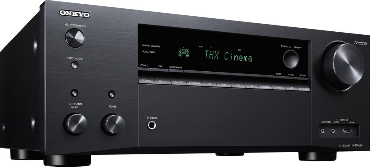 Onkyo TX-NR696B surround receiver met Sonos connect en Spotify connect