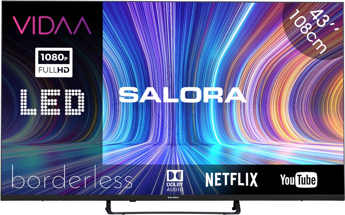 Salora 43FV210 met Vidaa Smart televisie