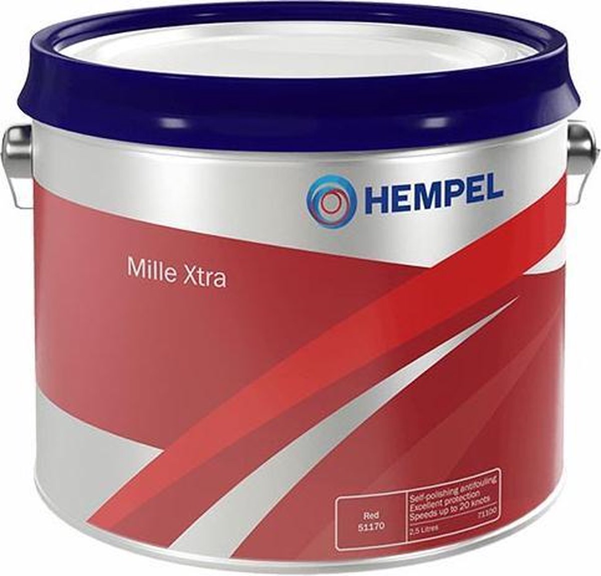 Hempel Mille Xtra 7166C zelfslijpende antifouling 2.5 l, 31750 blauw