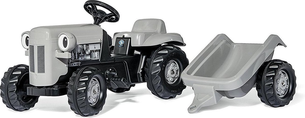 Rolly Toys traptractor RollyKid Litlle Grey Fergie junior grijs