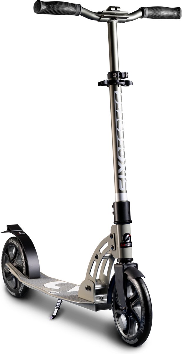 Six Degrees 2 wiel Step Opvouwbaar Voetrem Zilver/Zwart