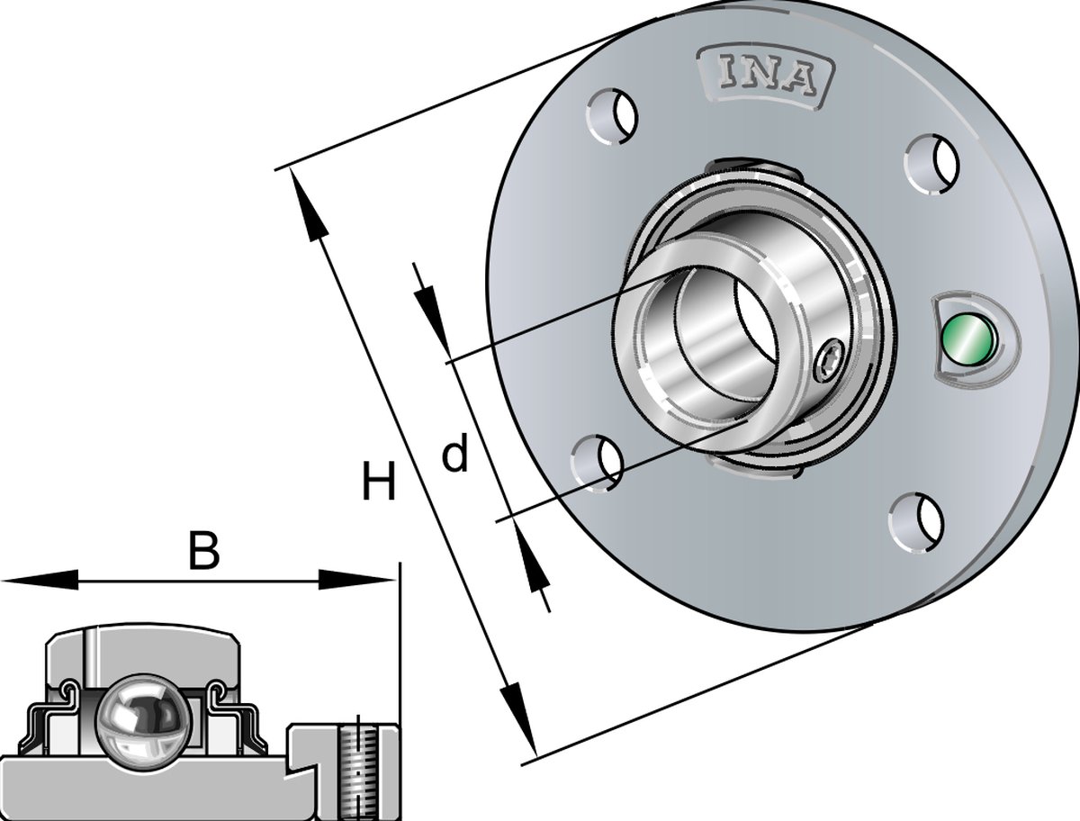 INA Behuizingsmodule RMEO35