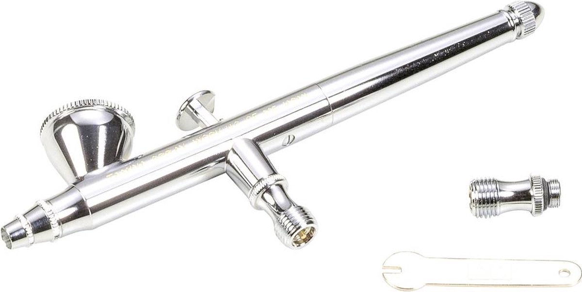 Tamiya HG Super Fine Double action Airbrush pistool Mondstuk-Ø 0,2 mm