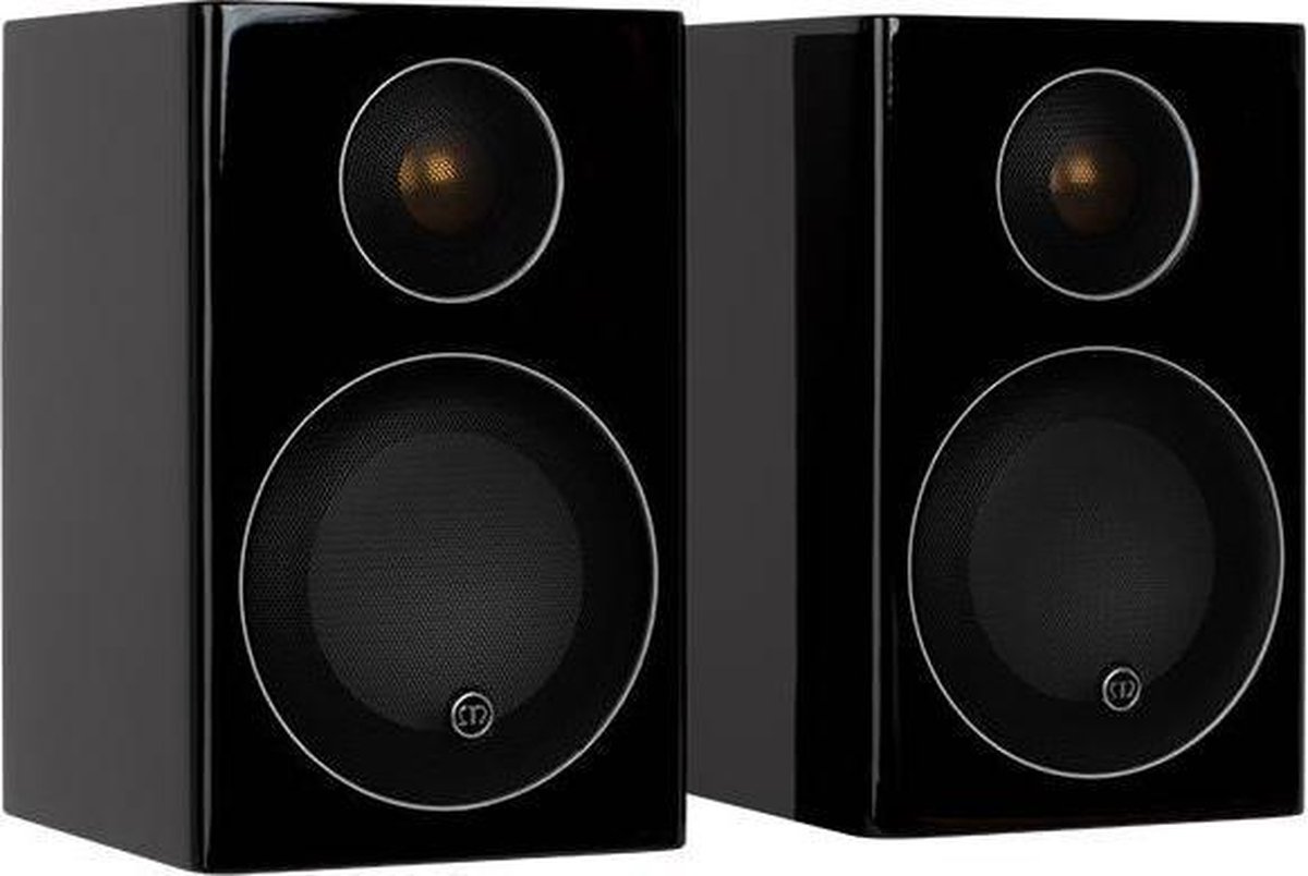 Monitor Audio: Radius 90 Boekenplank Speakers - 2 Stuks - Zwart