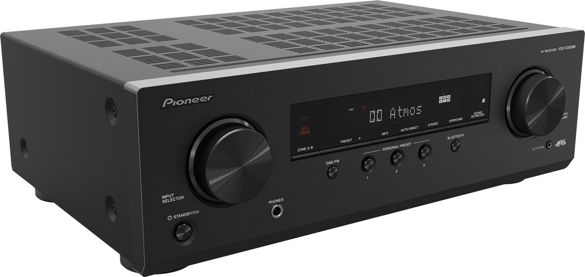 Pioneer: VSX-535DAB 5.2-kanaals AV Receiver - Zwart