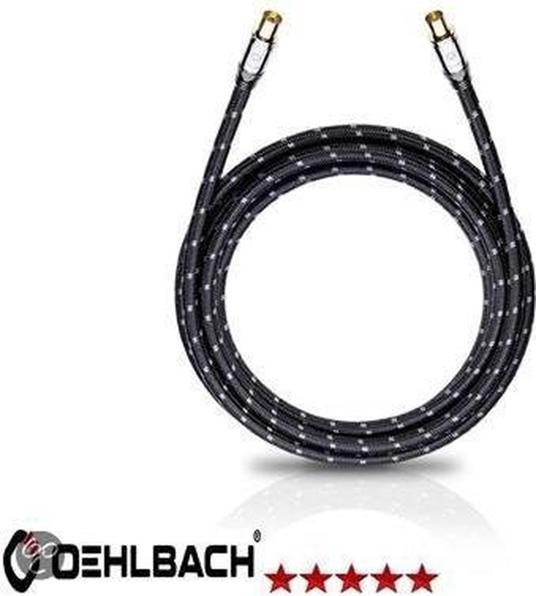 Oehlbach:Transmission Ultra Antenne Coax kabel - 2,2 meter - Zwart