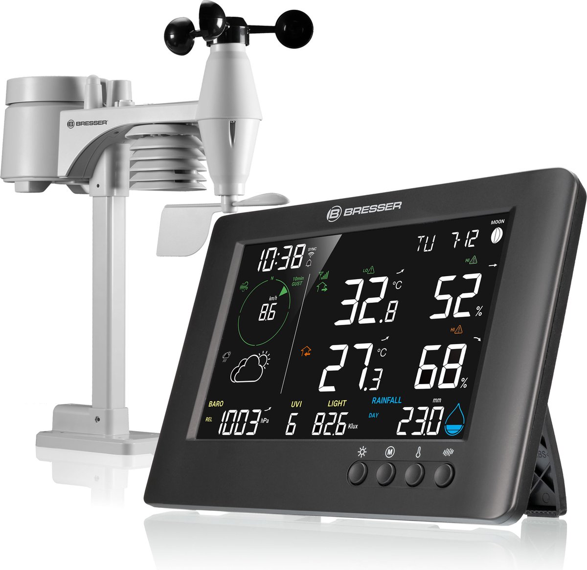 BRESSER Wi-Fi 7-in-1 Weerstation TB
