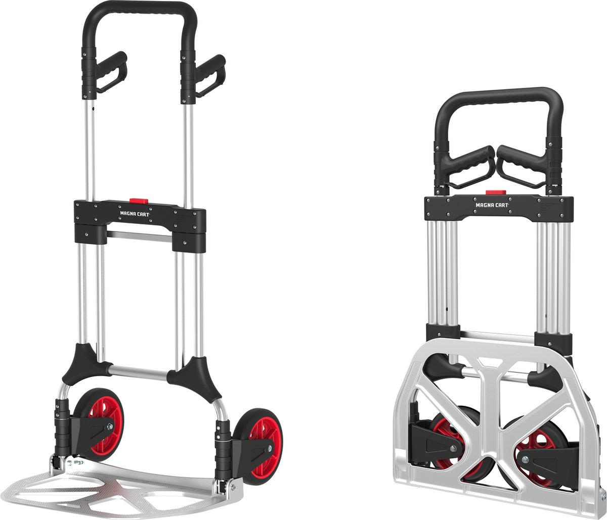 Opvouwbare Steekwagen - Draagvermogen tot 200KG - Transportwagen - 60 x 9 x 102 CM - Lichtgewicht Aluminium regular 0