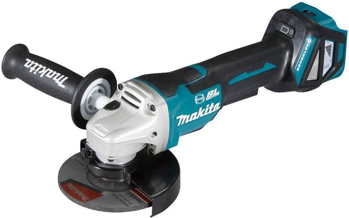 Makita DGA517Z Haakse accuslijper 125 mm Zonder accu 18 V