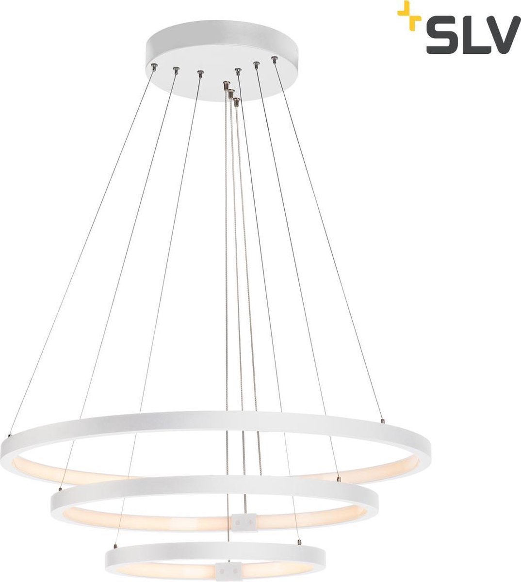 SLV ONE TRIPLE 1002914 Hanglamp LED 65 W Wit