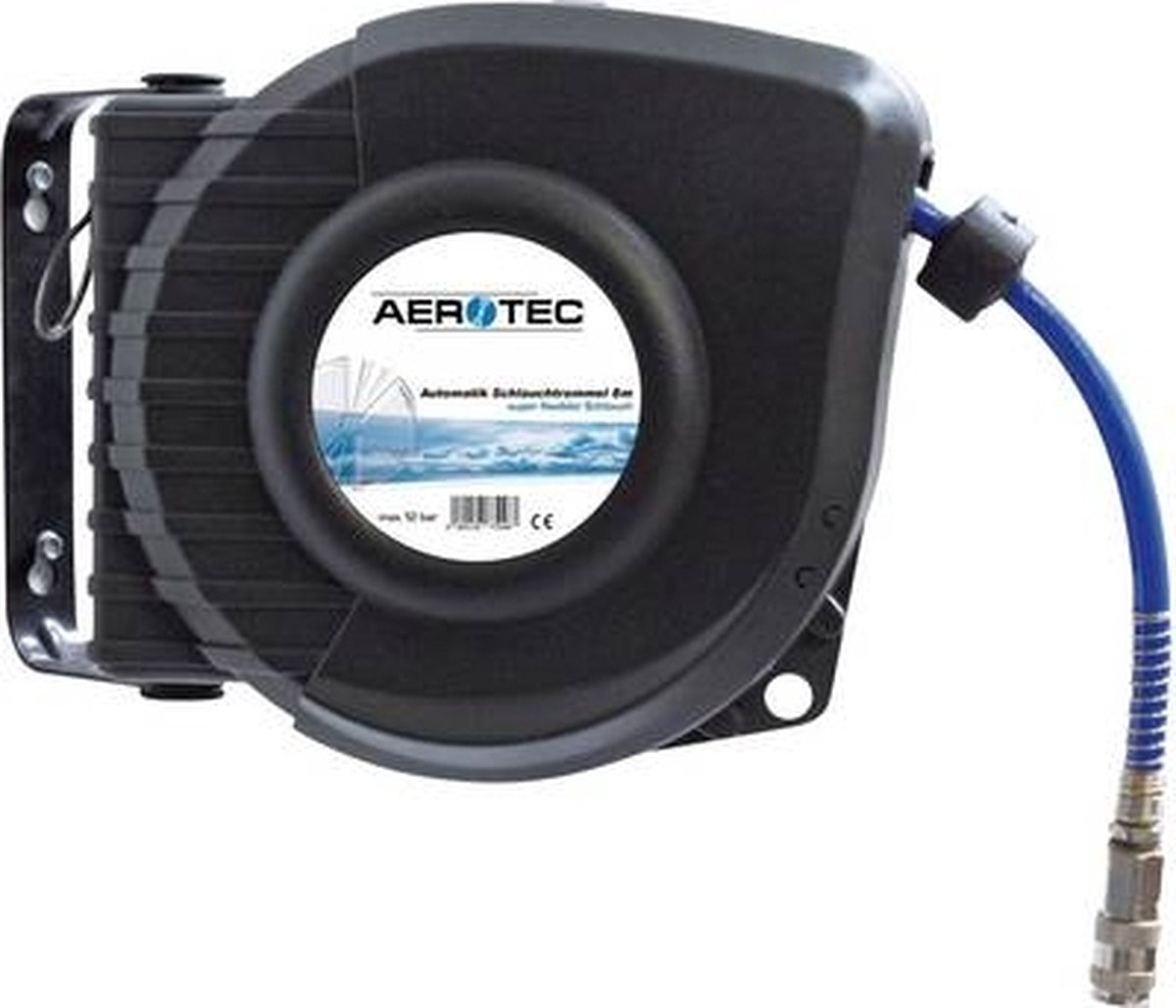Aerotec Aero 8 Automatik Pneumatische luchthaspel 8 m 10 bar Muurbevestiging