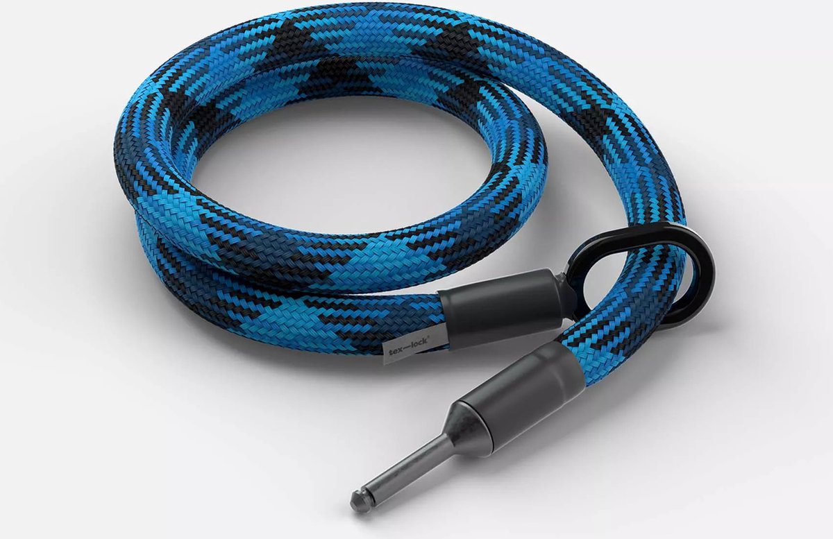 Insteekslot Mate Textielslot Morpho Blauw 120cm